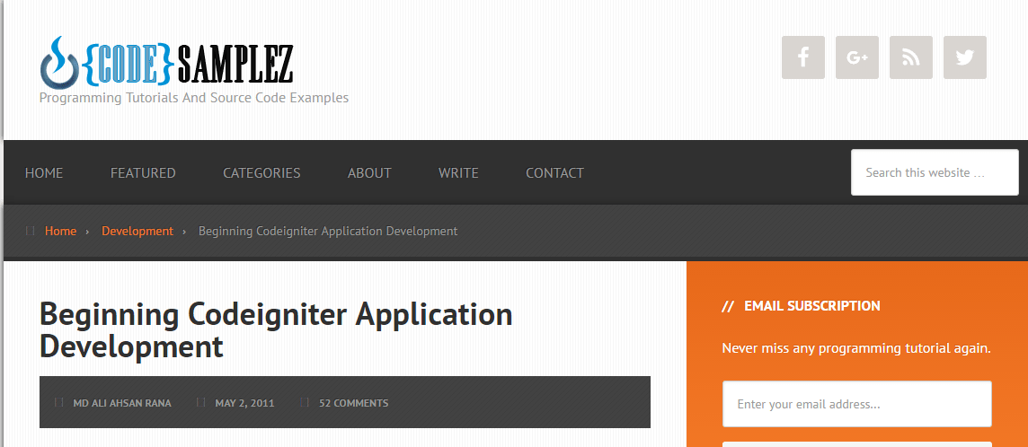 Beginning Codeigniter Application Development