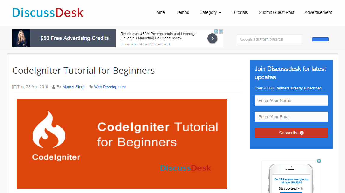 CodeIgniter Tutorial for Beginners