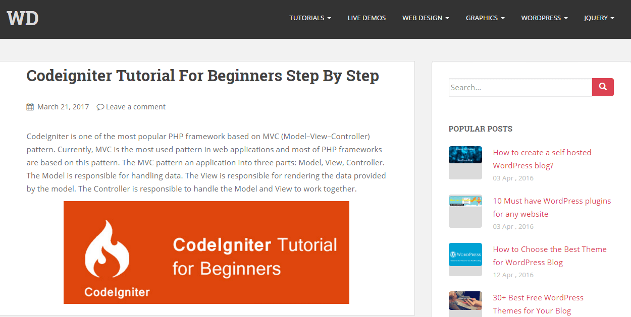 Step By Step Codeigniter Tutorial For Beginners